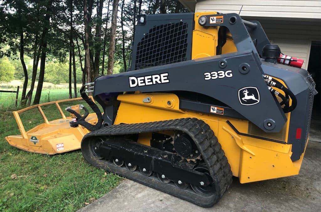 skid steer with Brush Cutter Pro X