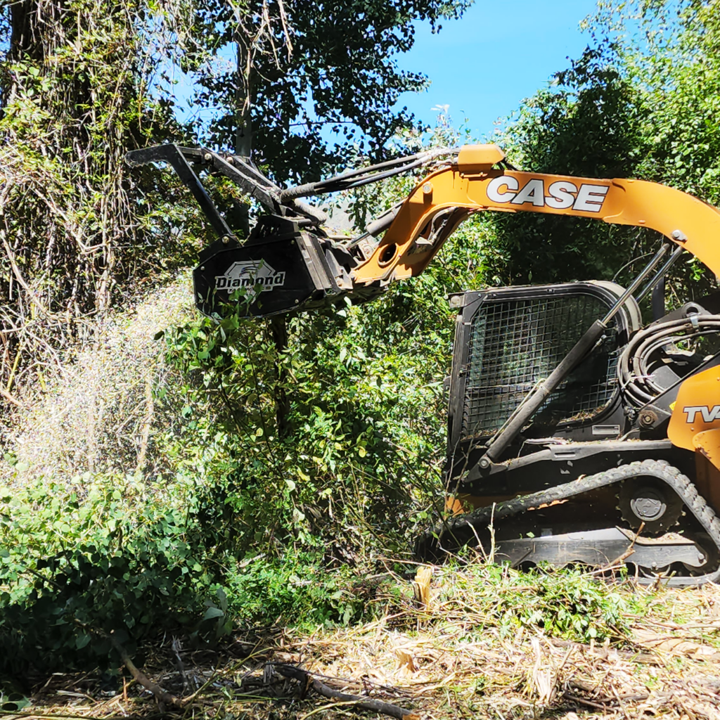 K-Terra Drum Mulcher - In Action