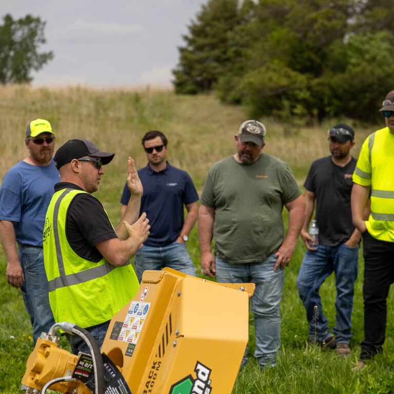 diamond mowers demonstration of equipment