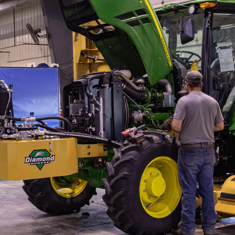 diamond mowers production of tractor attachment