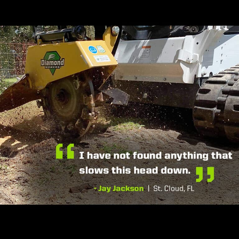 Reflex Stump Grinder testimonial