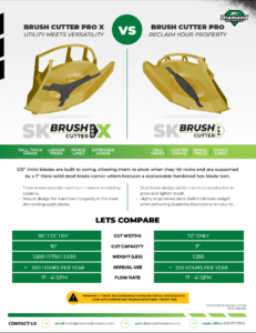 Brush Cutter Pro vs Pro X