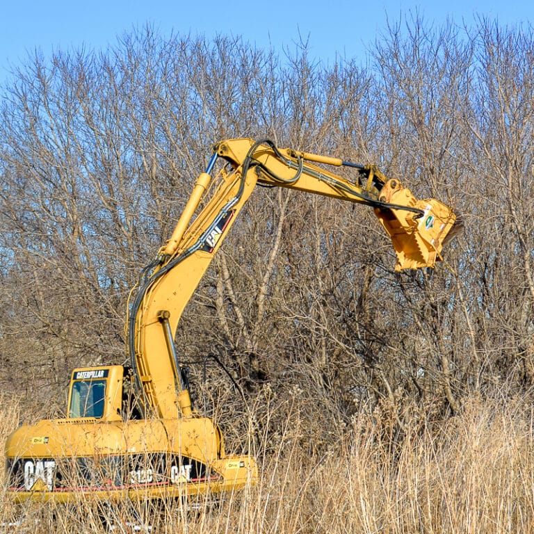 excavator disc mulcher