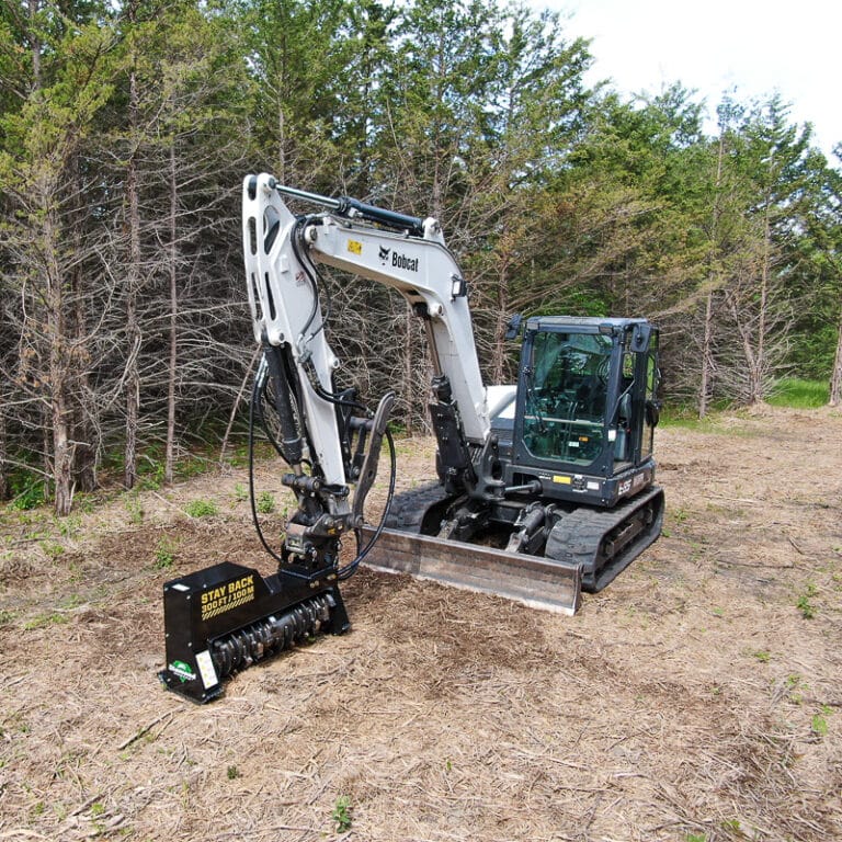 excavator diamond drum mulcher