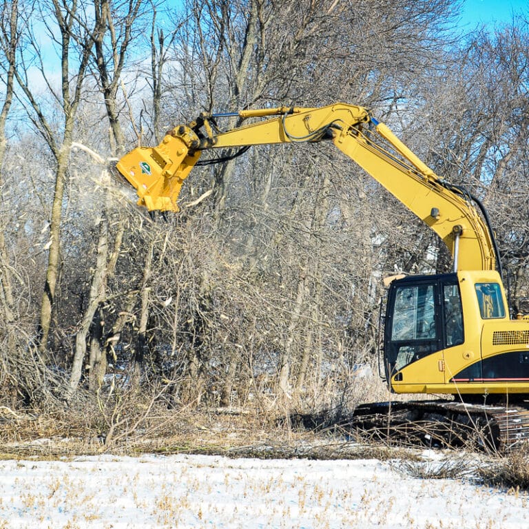 excavator diamond disc mulcher