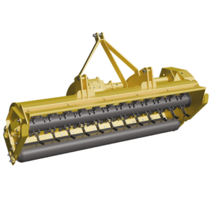 render of a tractor flail mower