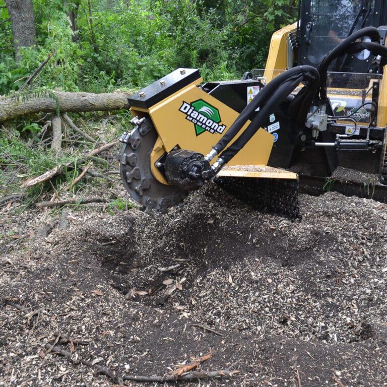 skid steer diamond miller stump grinder