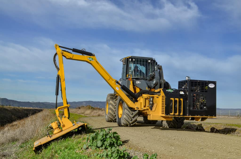 wheel loader boom diamond rotary