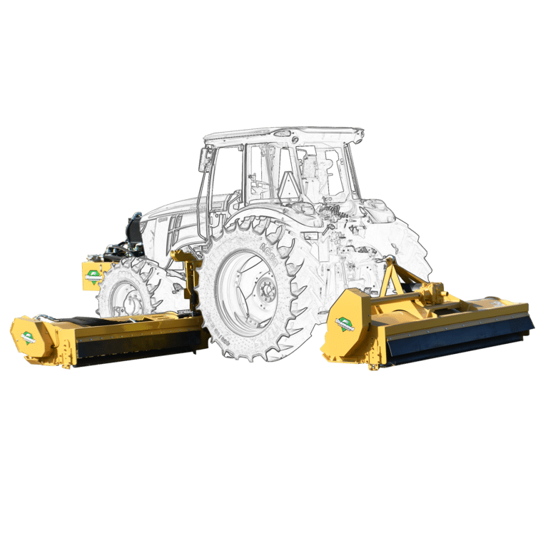 tractor with diamond attachment