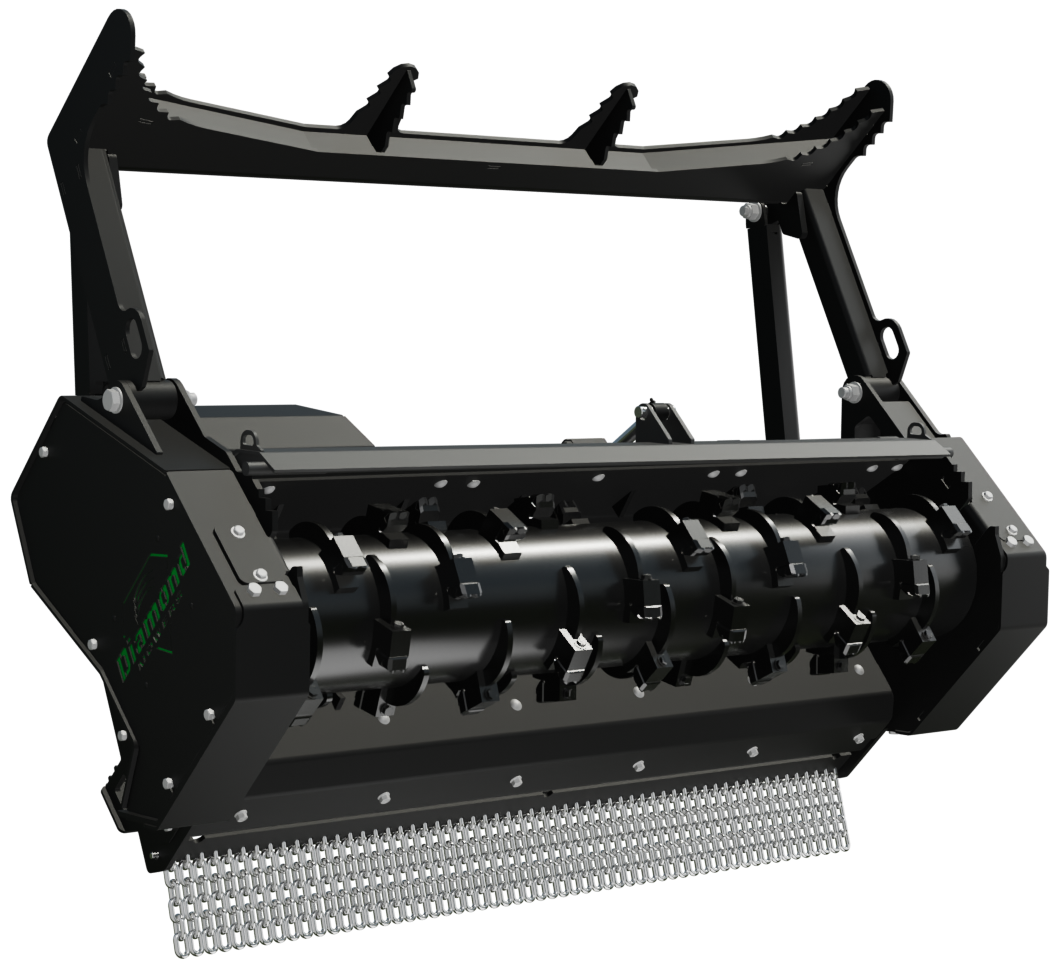 diamond mowers attachment render