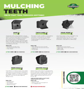 Mulching Teeth Options