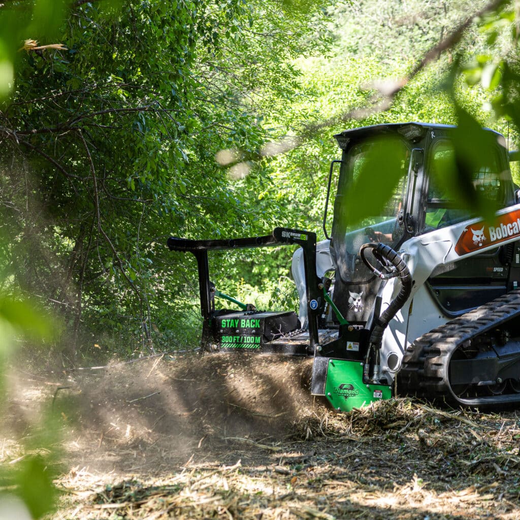 drum mulcher dc pro 50 mulching trees