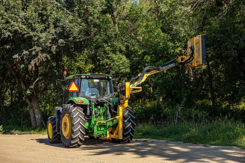 tractor boom mower