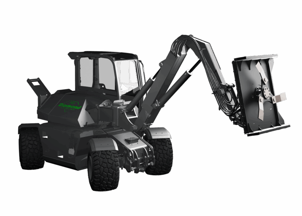 dm 360 with a rotary mower