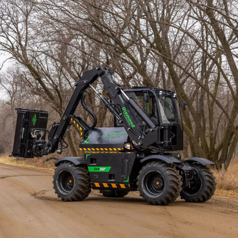 DM 360 parked on a road